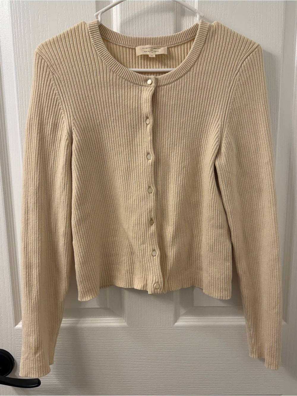 Sézane Kyle Cardigan Ecru/Cream XL